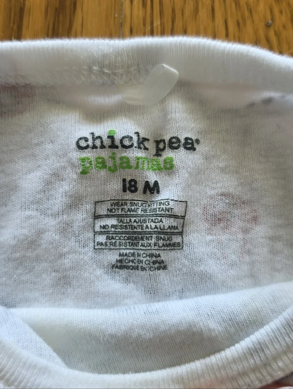 chick pea Halloween White Pajama Set with Dinosaurs and Pumpkins